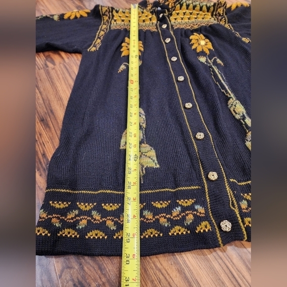 Vtg Maureen Goldie Designs 100% Pure Wool Sweater - Picture 7 of 12